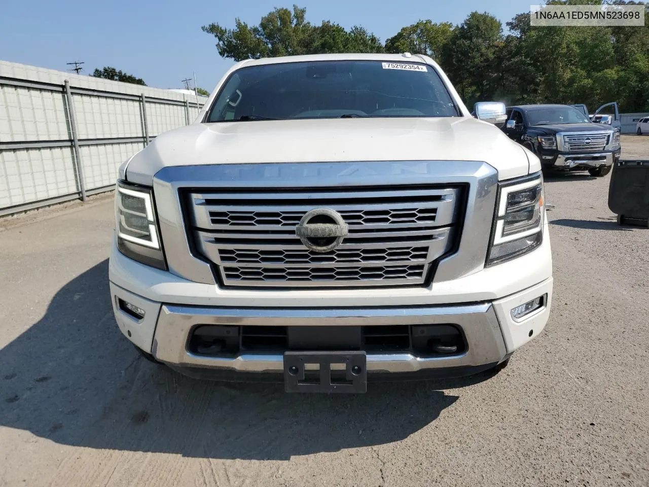 2021 Nissan Titan Sv VIN: 1N6AA1ED5MN523698 Lot: 75292354