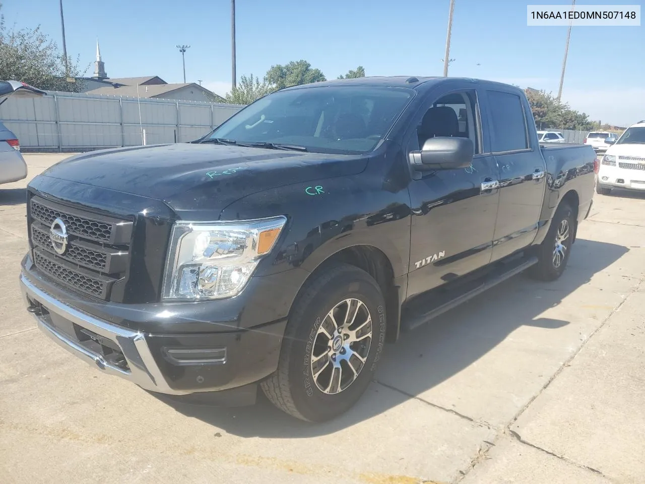 2021 Nissan Titan Sv VIN: 1N6AA1ED0MN507148 Lot: 75810934