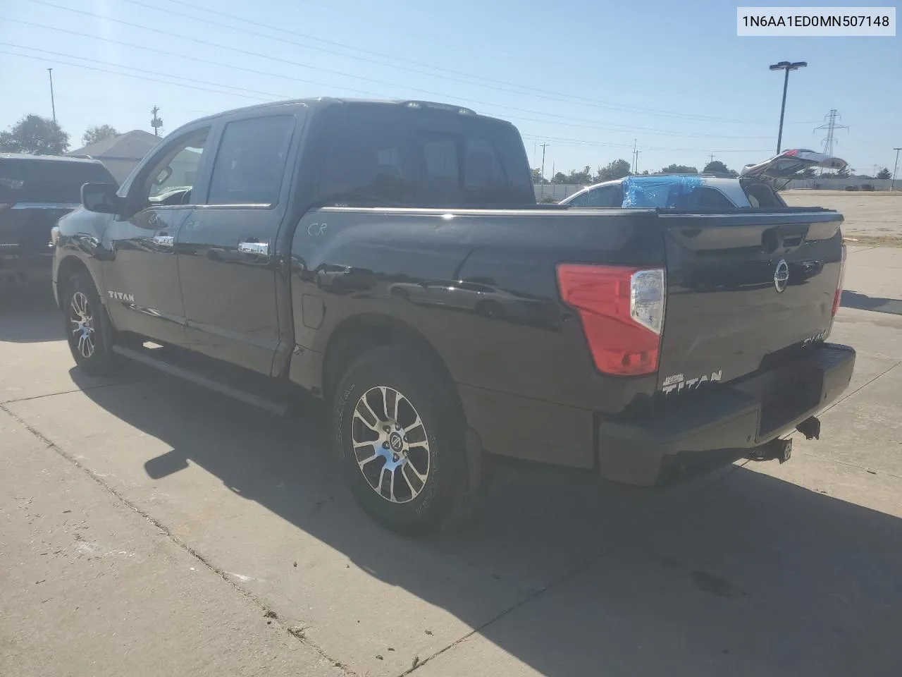 2021 Nissan Titan Sv VIN: 1N6AA1ED0MN507148 Lot: 75810934