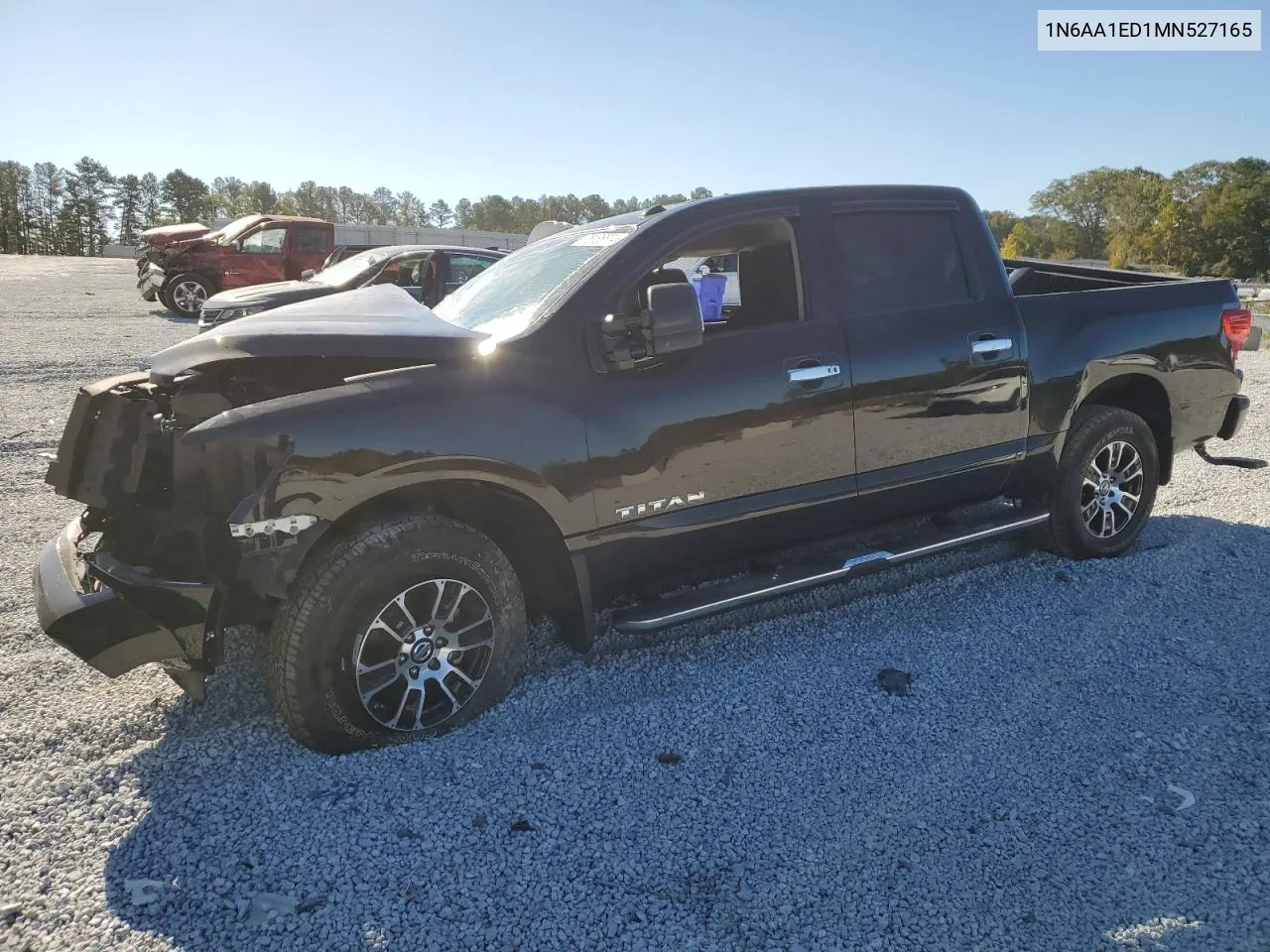 2021 Nissan Titan Sv VIN: 1N6AA1ED1MN527165 Lot: 76186834