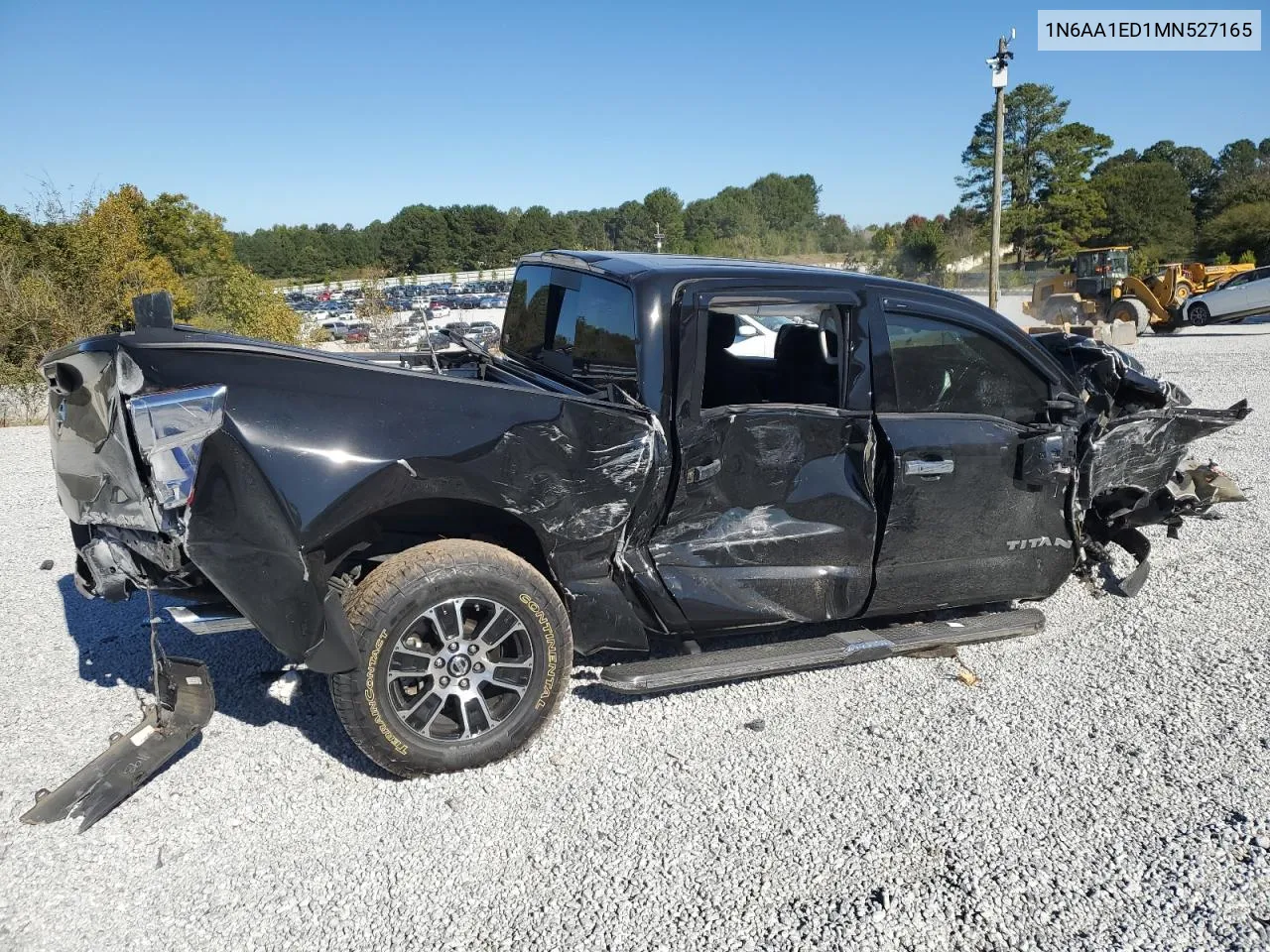 2021 Nissan Titan Sv VIN: 1N6AA1ED1MN527165 Lot: 76186834