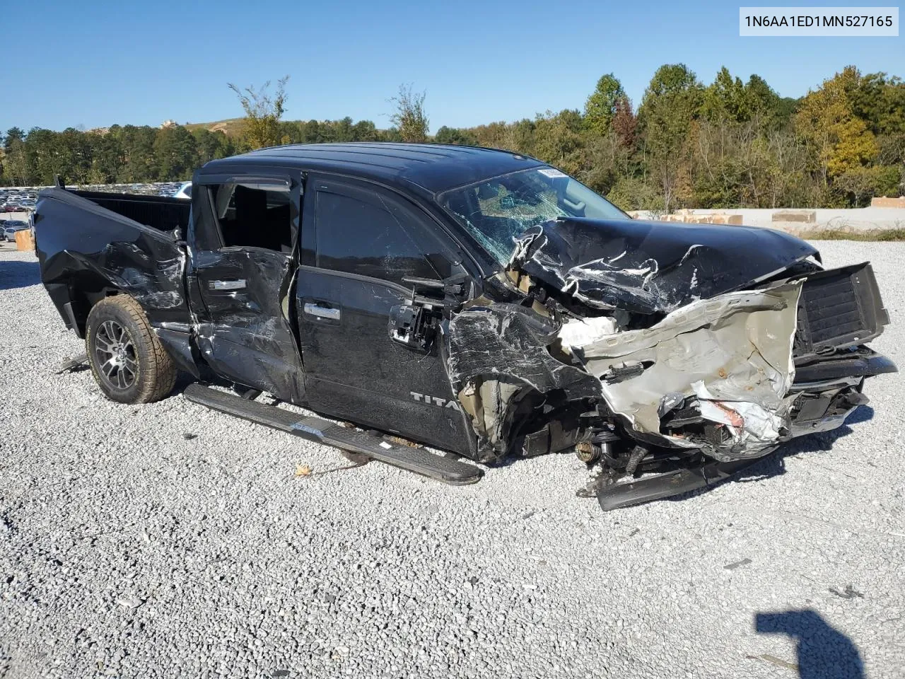 2021 Nissan Titan Sv VIN: 1N6AA1ED1MN527165 Lot: 76186834