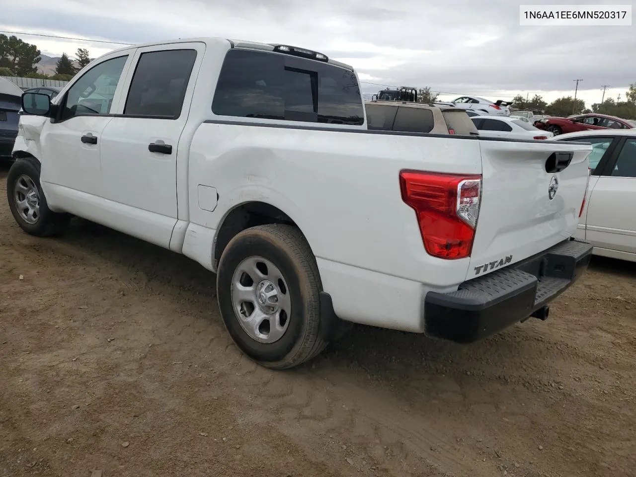 2021 Nissan Titan S VIN: 1N6AA1EE6MN520317 Lot: 76320344