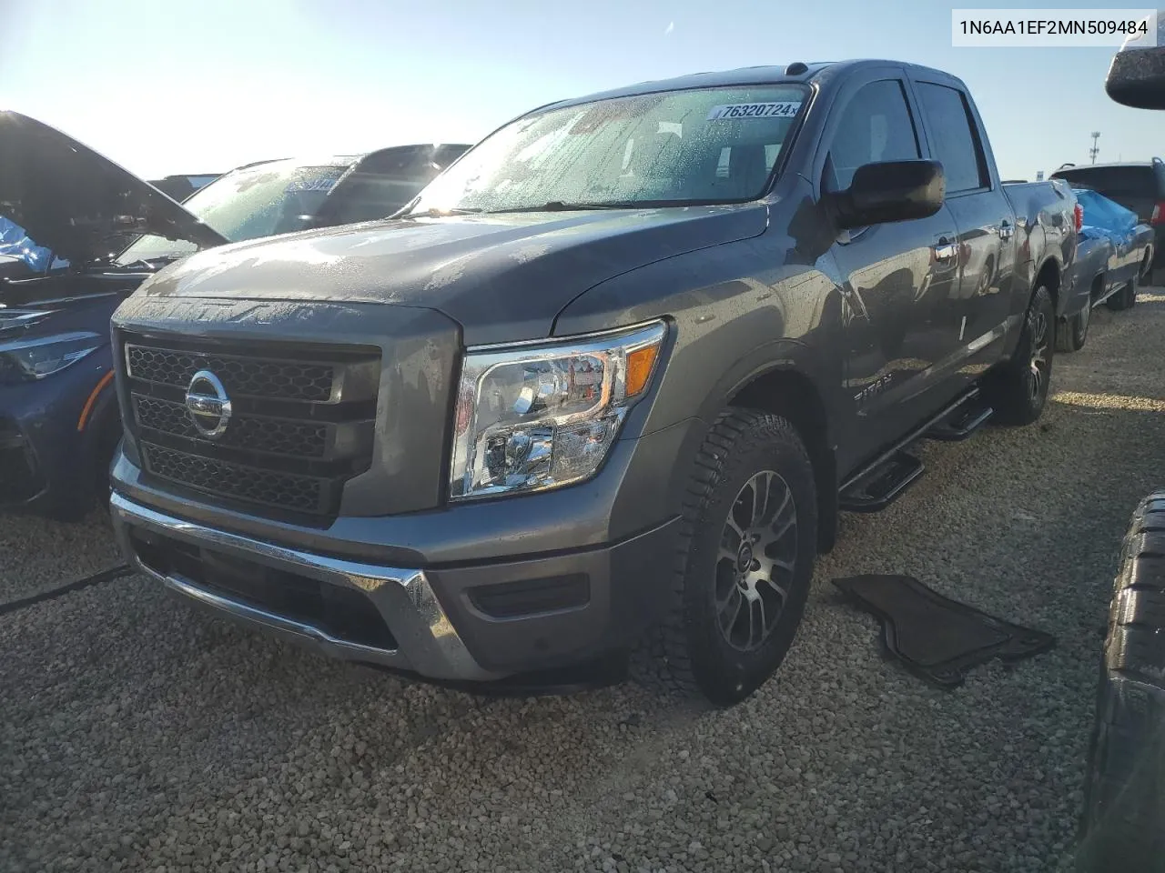 2021 Nissan Titan Sv VIN: 1N6AA1EF2MN509484 Lot: 76320724