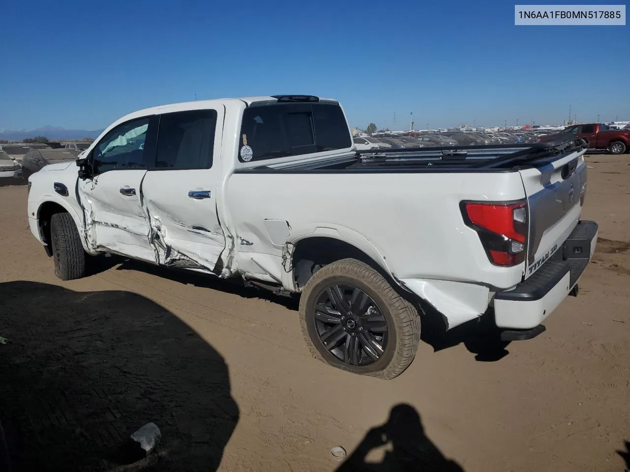 2021 Nissan Titan Xd Sv VIN: 1N6AA1FB0MN517885 Lot: 77046004