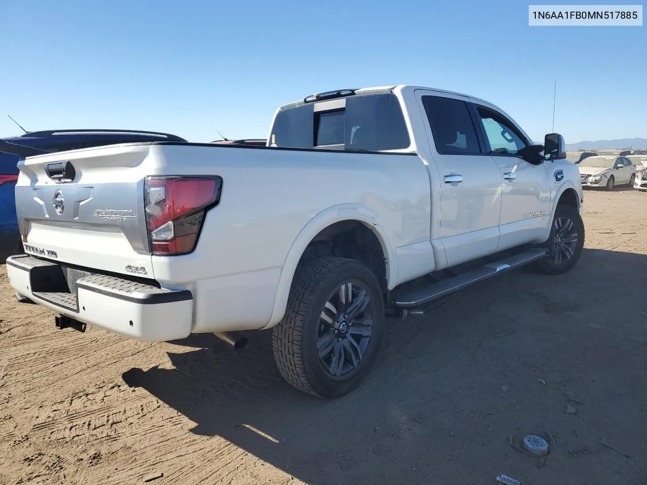 2021 Nissan Titan Xd Sv VIN: 1N6AA1FB0MN517885 Lot: 77046004