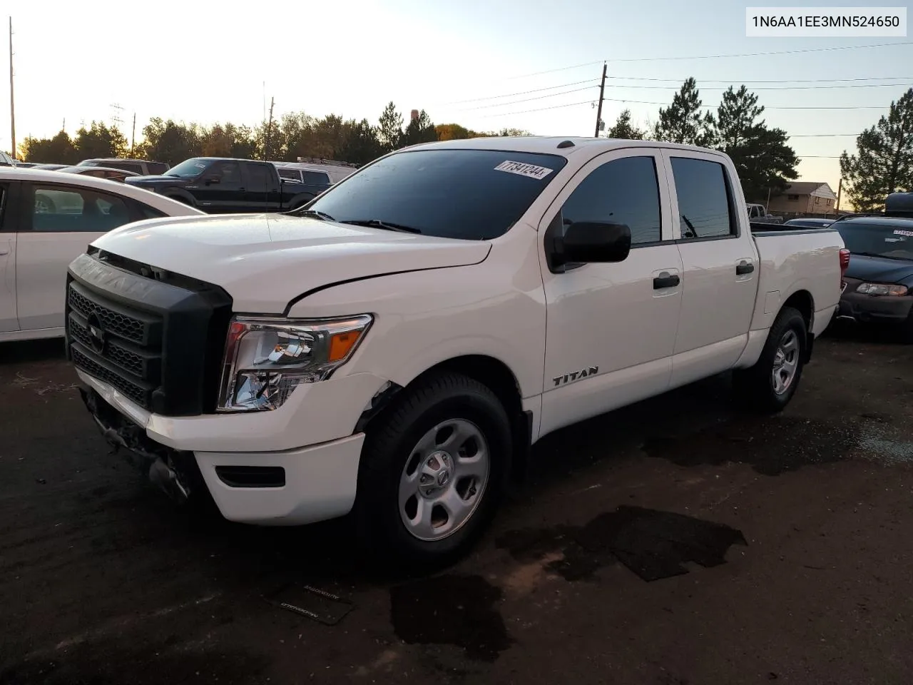 1N6AA1EE3MN524650 2021 Nissan Titan S