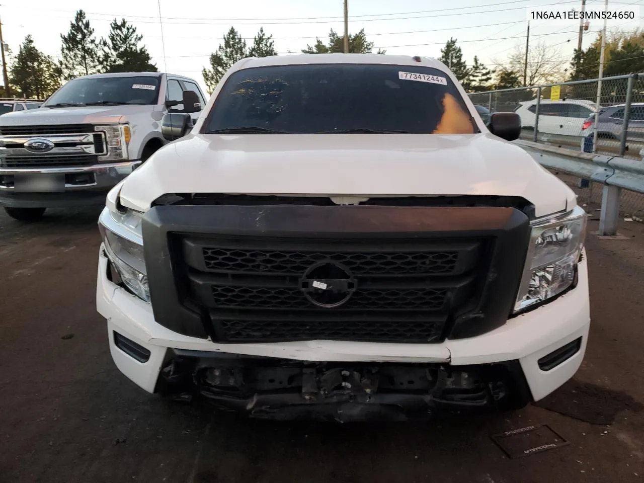 2021 Nissan Titan S VIN: 1N6AA1EE3MN524650 Lot: 77341244