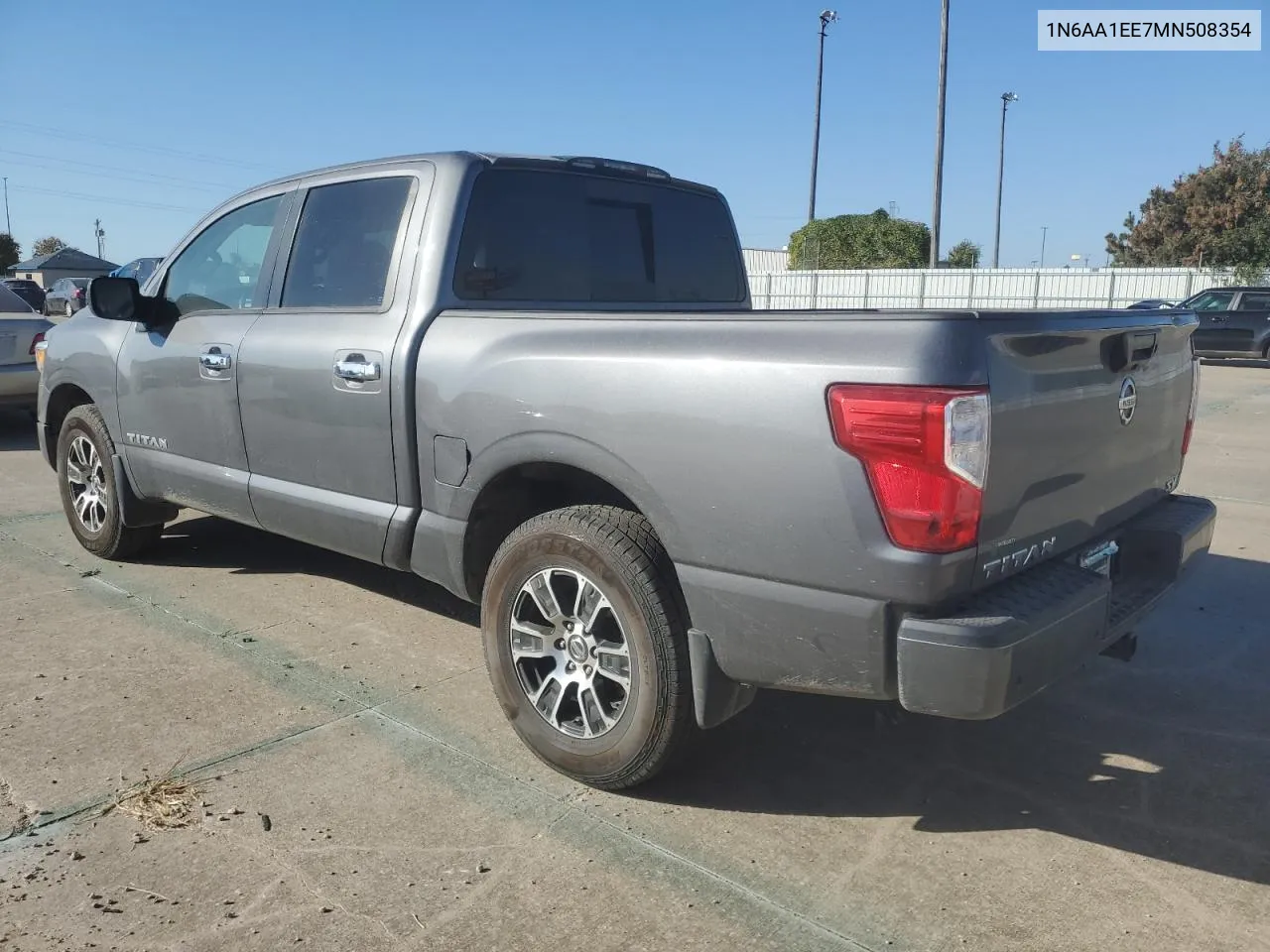 2021 Nissan Titan S VIN: 1N6AA1EE7MN508354 Lot: 77540154