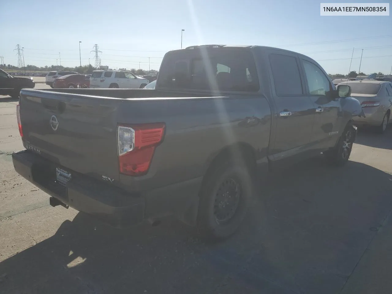 2021 Nissan Titan S VIN: 1N6AA1EE7MN508354 Lot: 77540154