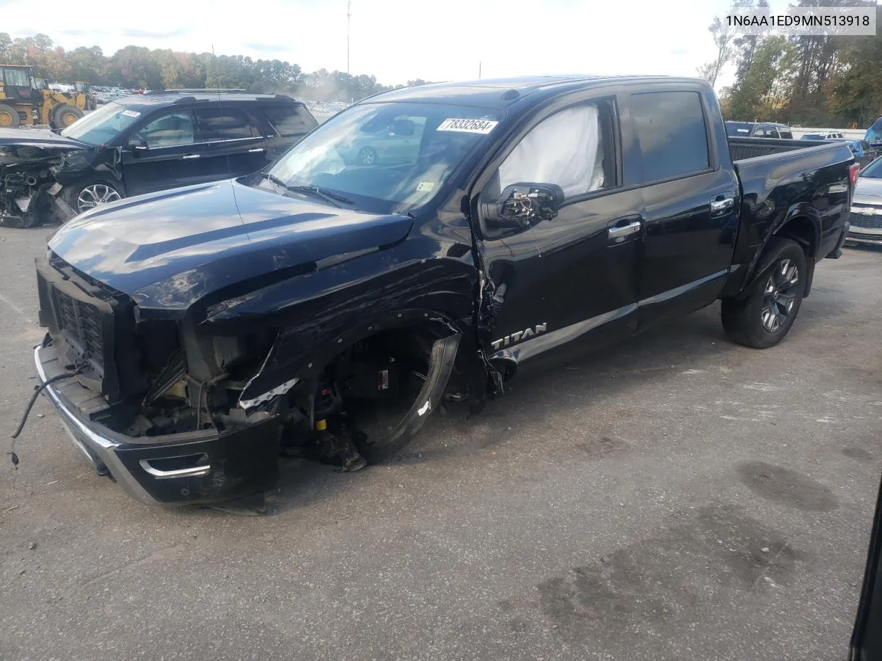 2021 Nissan Titan Sv VIN: 1N6AA1ED9MN513918 Lot: 78332684