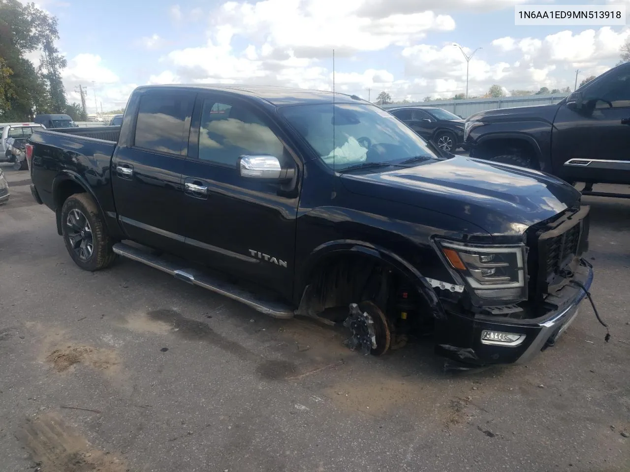 2021 Nissan Titan Sv VIN: 1N6AA1ED9MN513918 Lot: 78332684