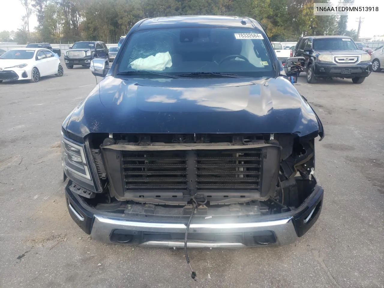 2021 Nissan Titan Sv VIN: 1N6AA1ED9MN513918 Lot: 78332684