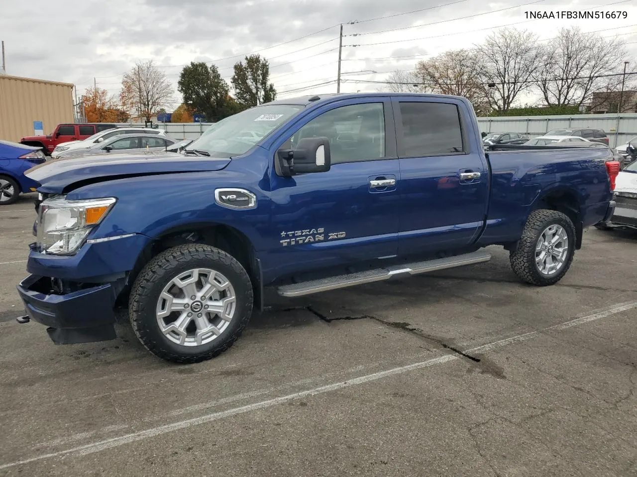 2021 Nissan Titan Xd Sv VIN: 1N6AA1FB3MN516679 Lot: 78740054