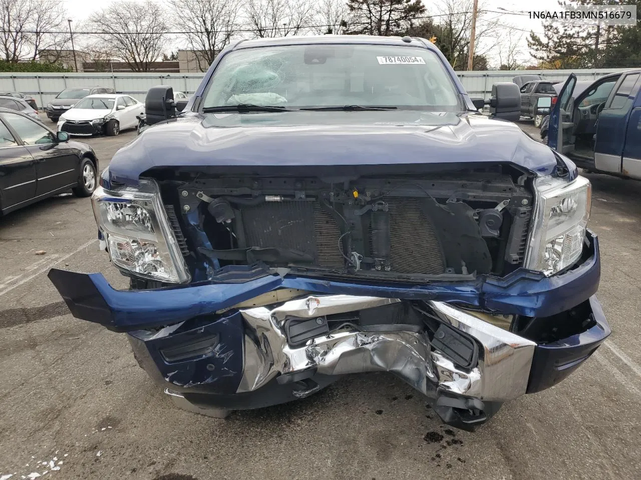 2021 Nissan Titan Xd Sv VIN: 1N6AA1FB3MN516679 Lot: 78740054