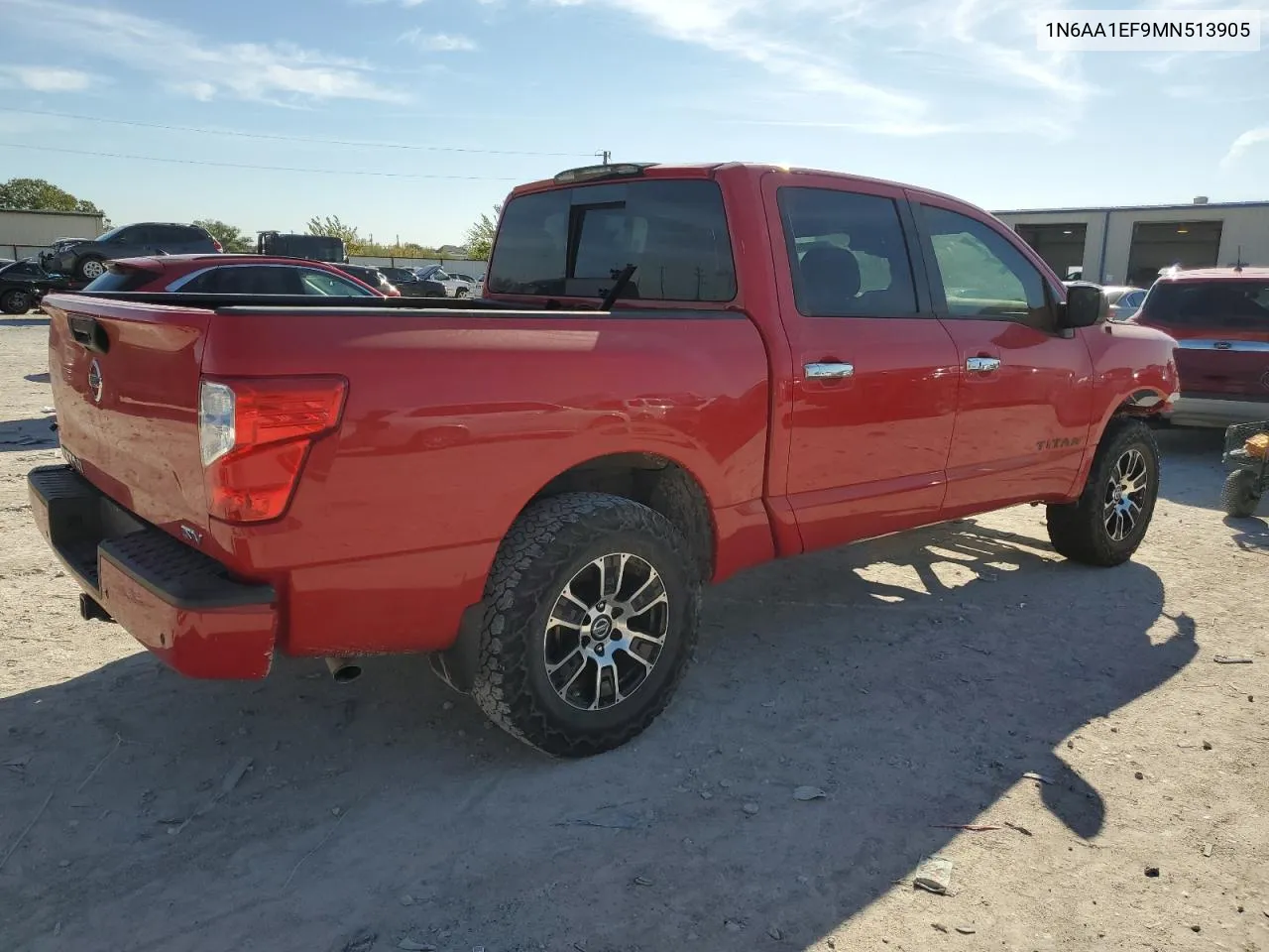 2021 Nissan Titan Sv VIN: 1N6AA1EF9MN513905 Lot: 80212054