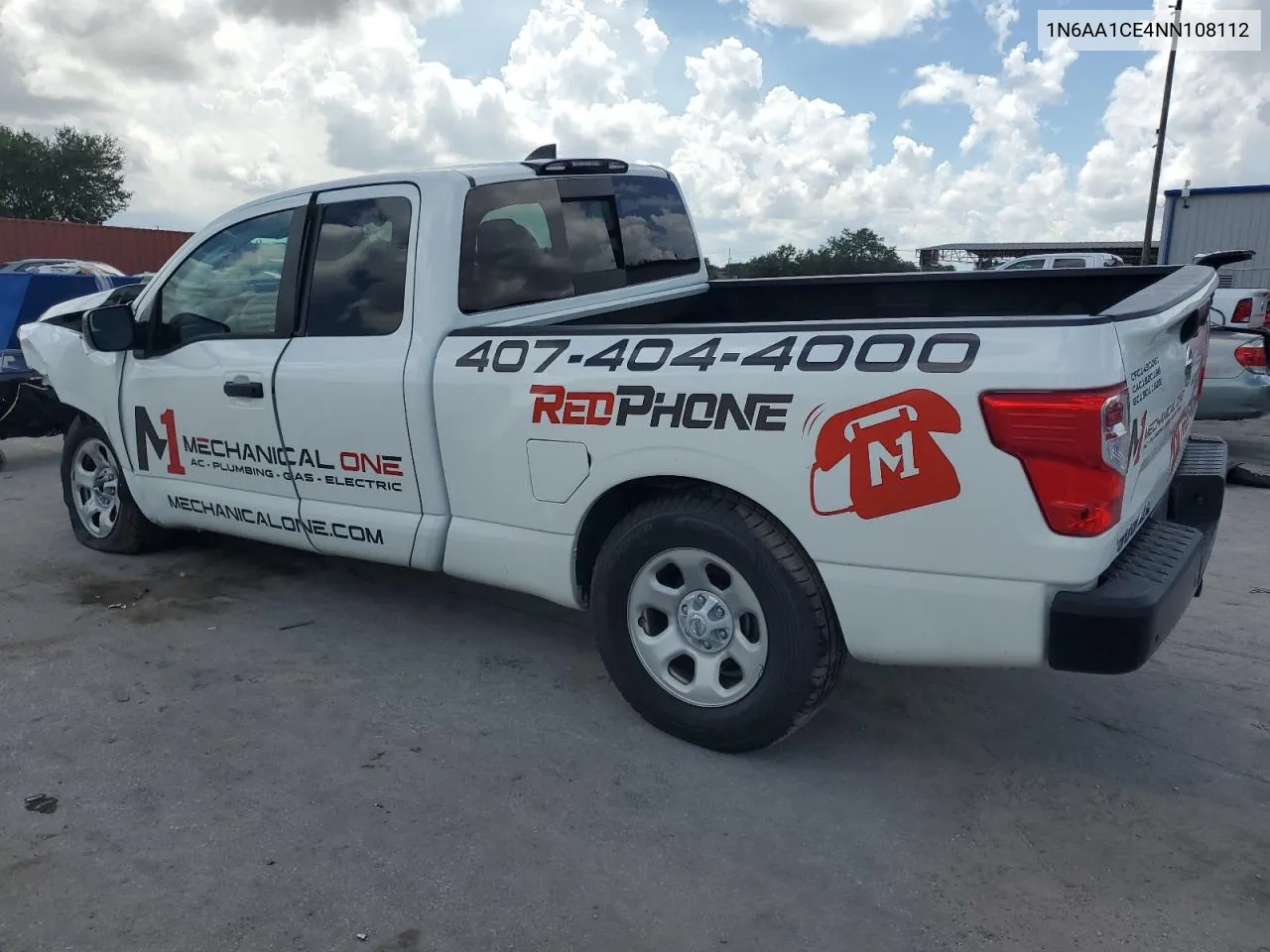 1N6AA1CE4NN108112 2022 Nissan Titan S