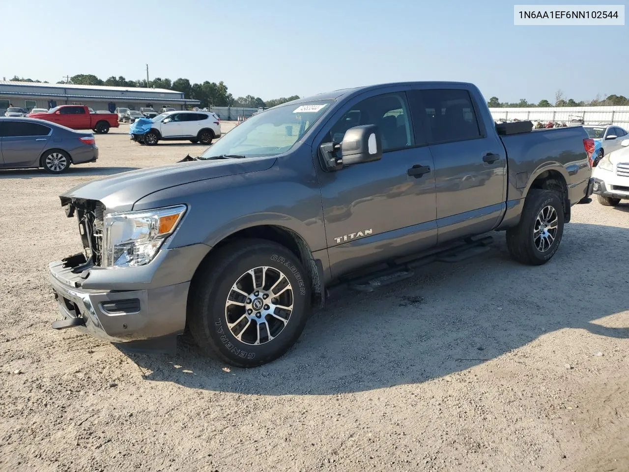 2022 Nissan Titan Sv VIN: 1N6AA1EF6NN102544 Lot: 74983344