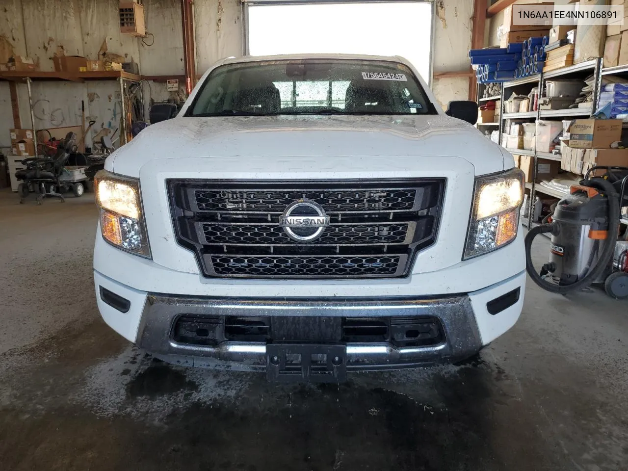 2022 Nissan Titan S VIN: 1N6AA1EE4NN106891 Lot: 75645424