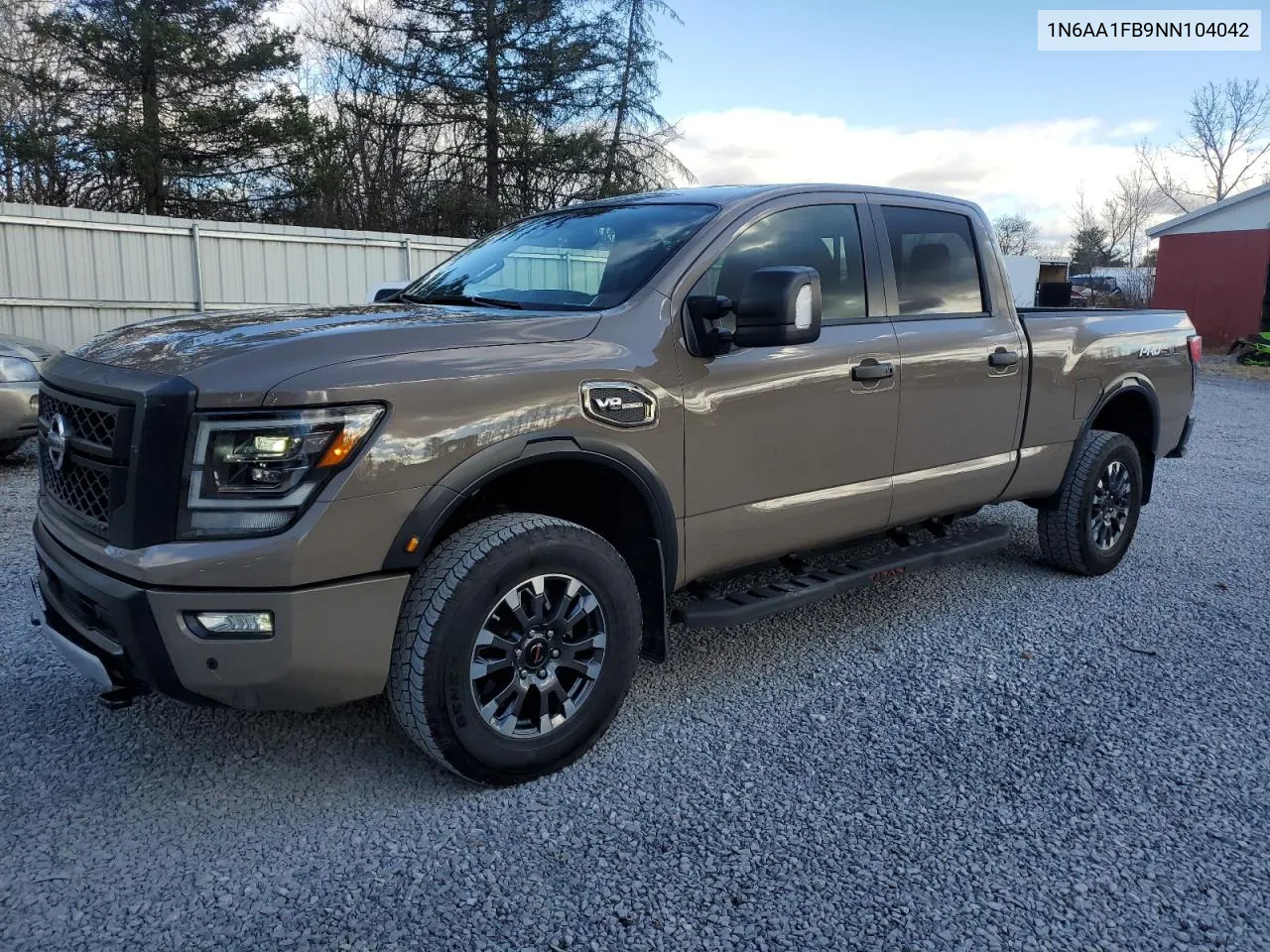 2022 Nissan Titan Xd Sv VIN: 1N6AA1FB9NN104042 Lot: 75653184