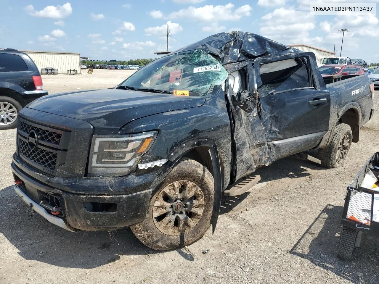 2023 Nissan Titan Sv VIN: 1N6AA1ED3PN113437 Lot: 71263294