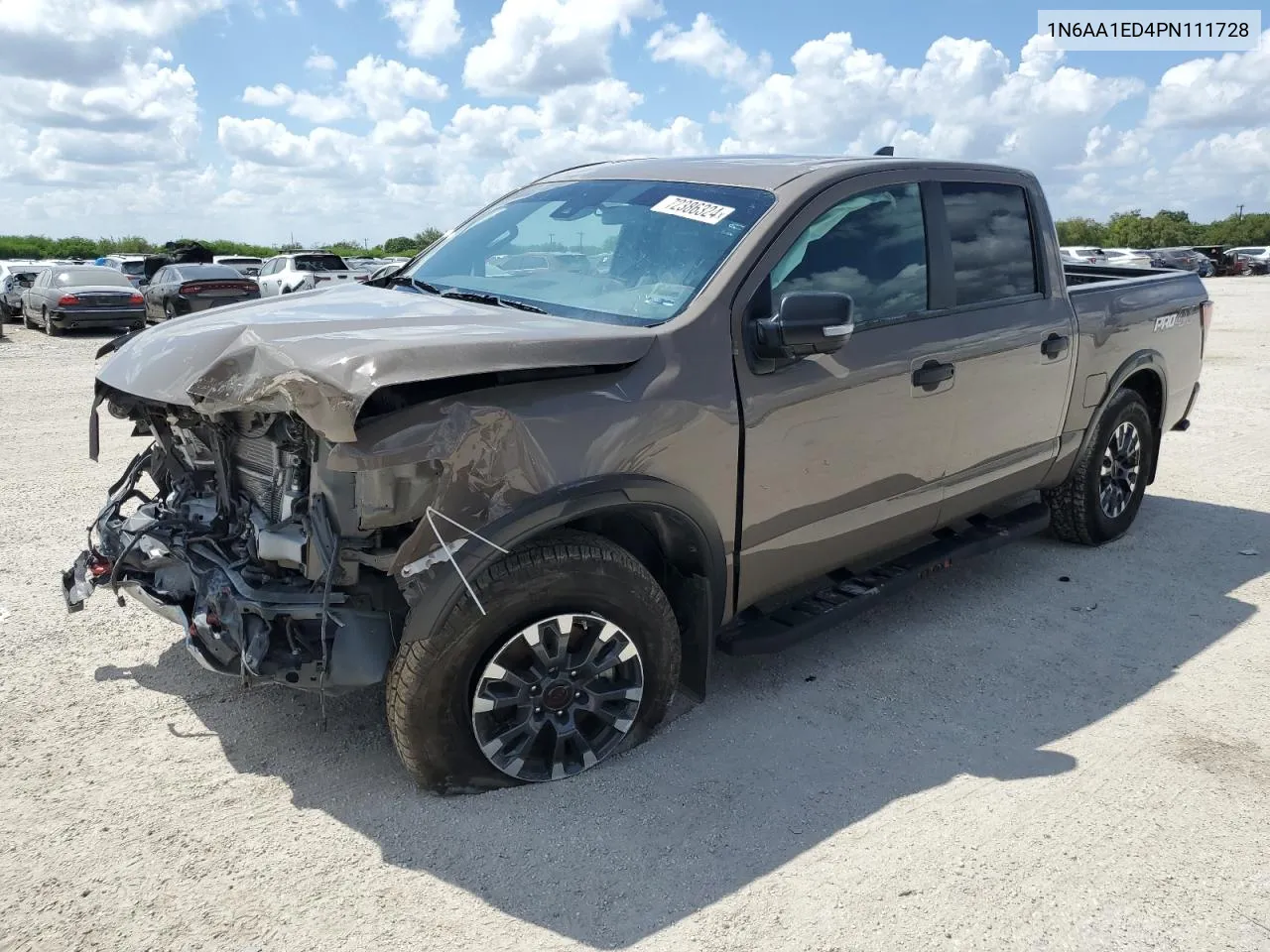 2023 Nissan Titan Pro-4X 4X4 VIN: 1N6AA1ED4PN111728 Lot: 72386324