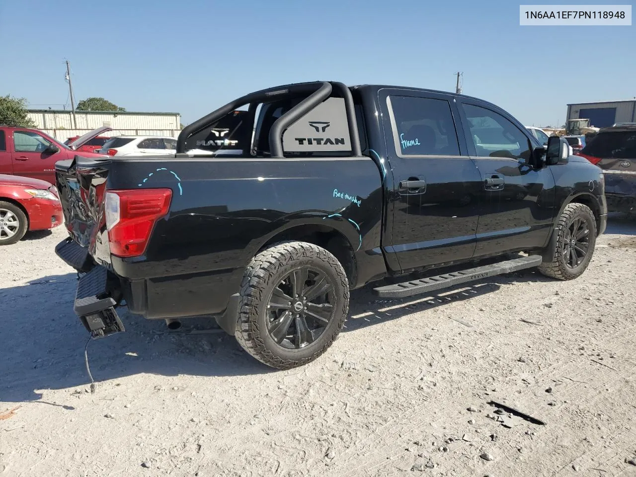 2023 Nissan Titan Sv VIN: 1N6AA1EF7PN118948 Lot: 74315024