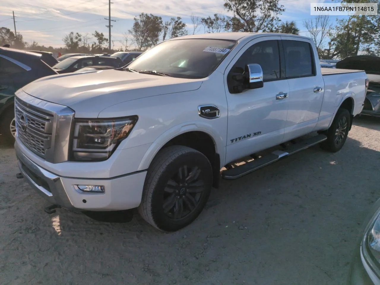 2023 Nissan Titan Xd Sv VIN: 1N6AA1FB7PN114815 Lot: 74887194