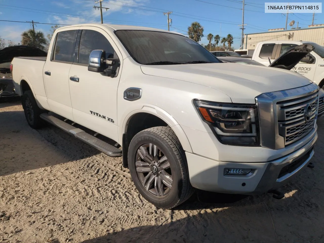 2023 Nissan Titan Xd Sv VIN: 1N6AA1FB7PN114815 Lot: 74887194