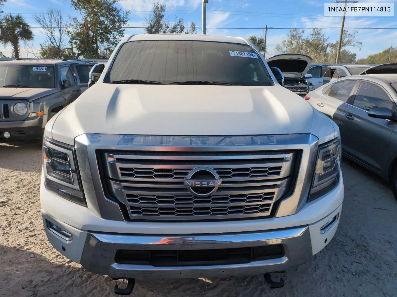 2023 Nissan Titan Xd Sv VIN: 1N6AA1FB7PN114815 Lot: 74887194