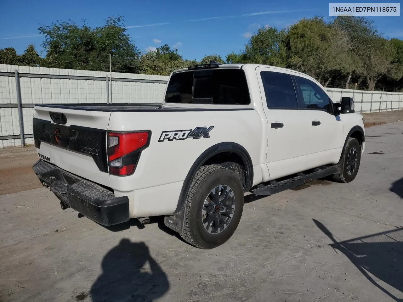 2023 Nissan Titan Sv VIN: 1N6AA1ED7PN118575 Lot: 77127554