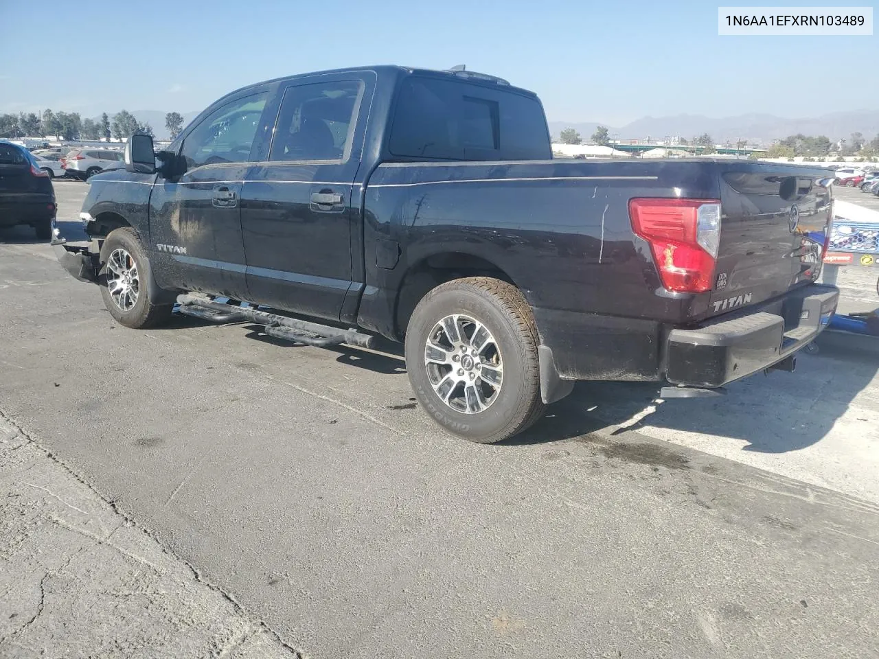 2024 Nissan Titan Sv VIN: 1N6AA1EFXRN103489 Lot: 77887154