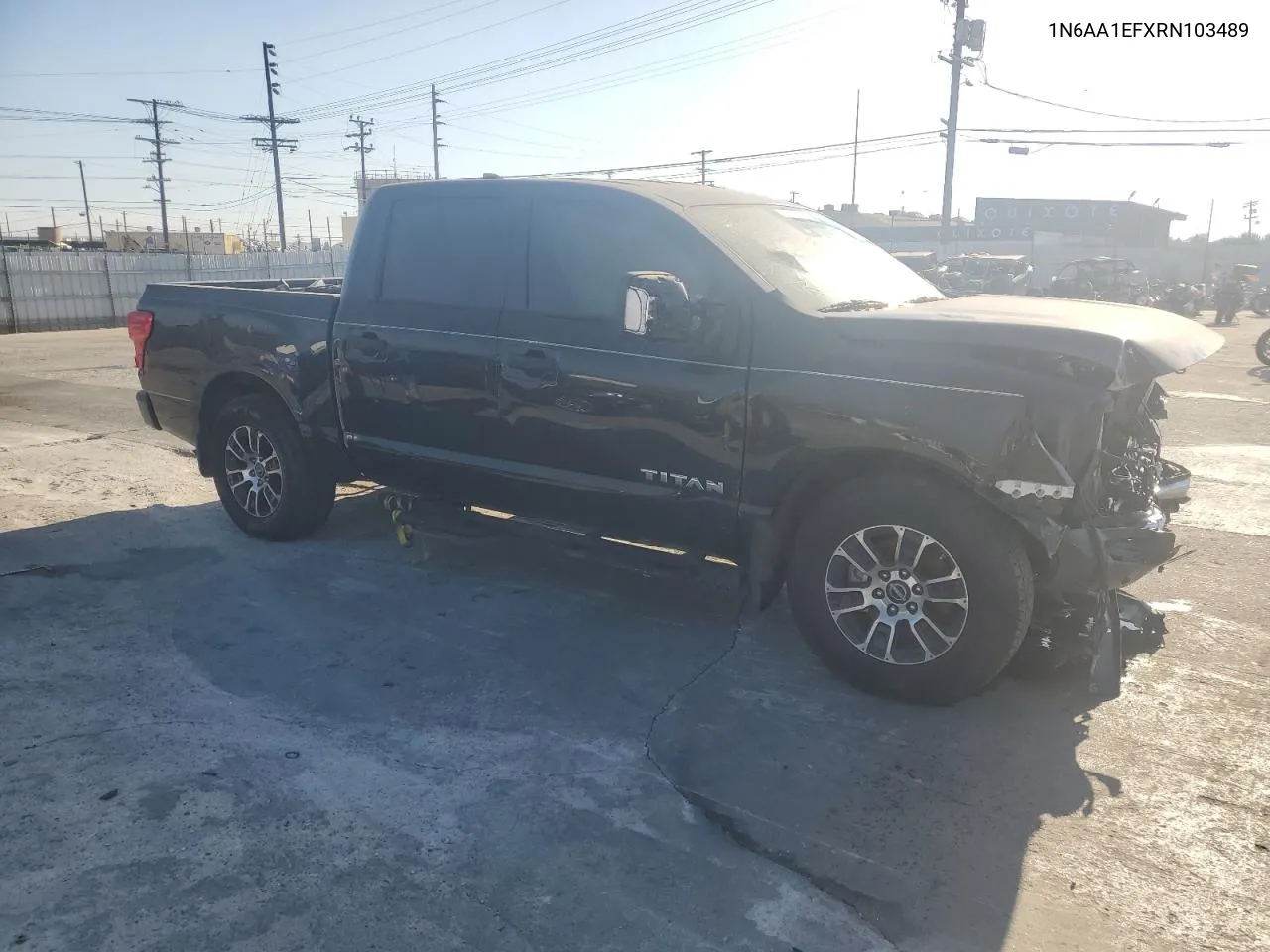 2024 Nissan Titan Sv VIN: 1N6AA1EFXRN103489 Lot: 77887154