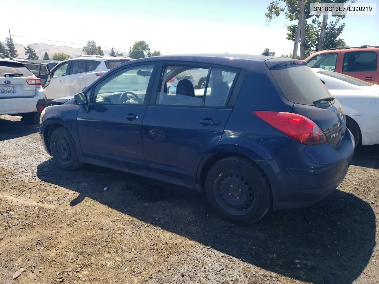 2007 Nissan Versa S VIN: 3N1BC13E77L390219 Lot: 62317774