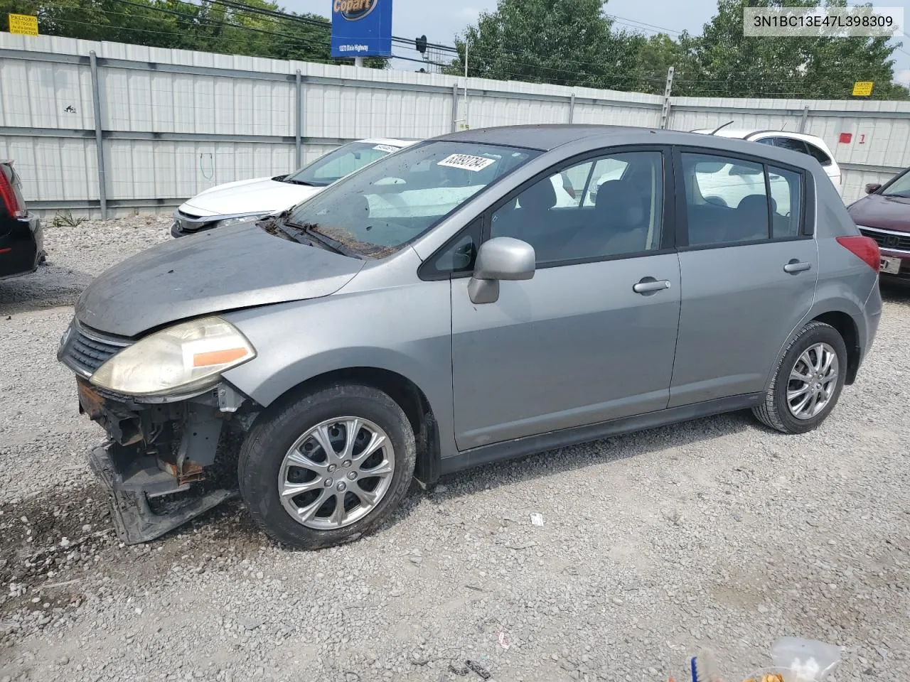 2007 Nissan Versa S VIN: 3N1BC13E47L398309 Lot: 63893784