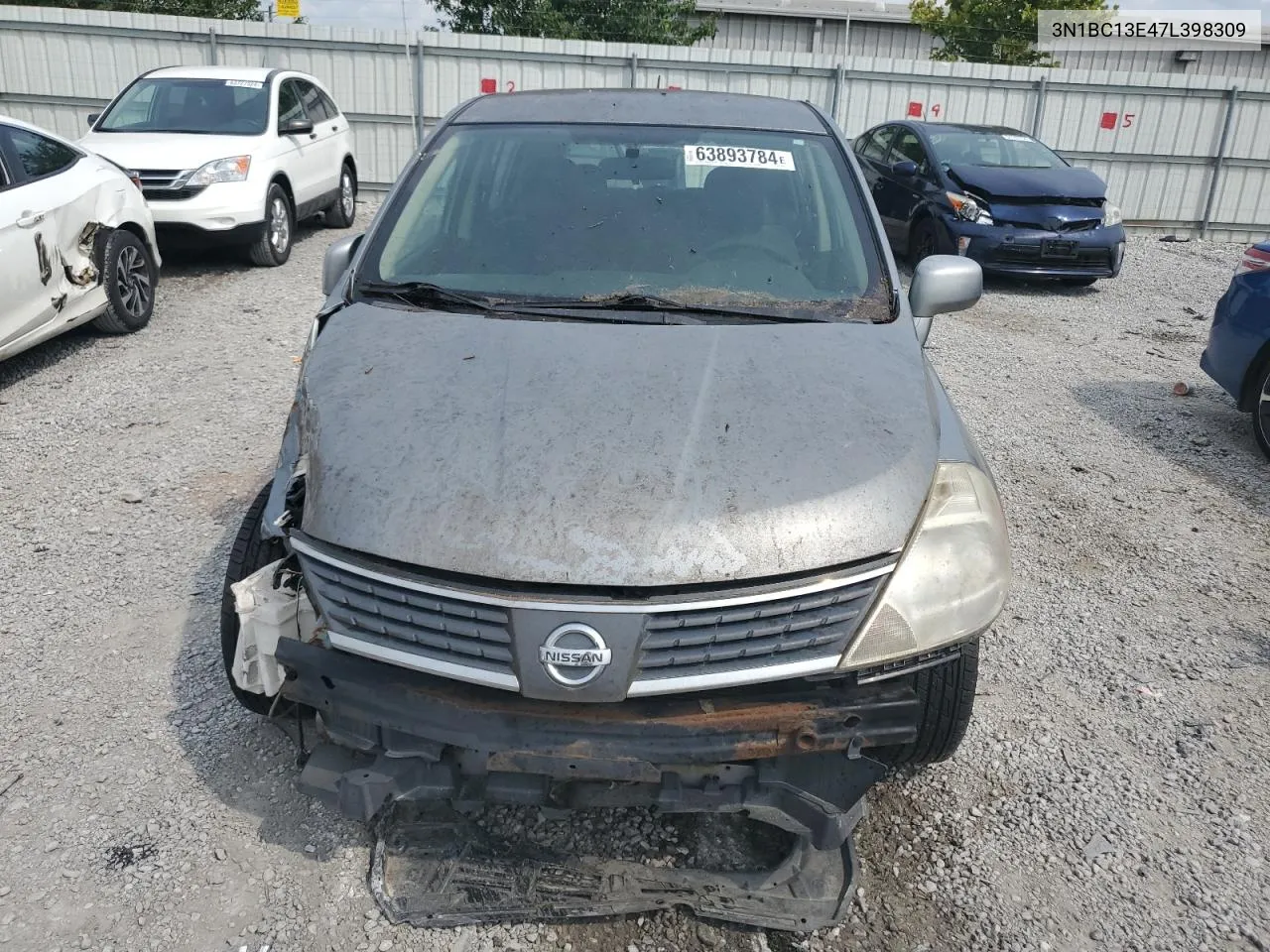 2007 Nissan Versa S VIN: 3N1BC13E47L398309 Lot: 63893784