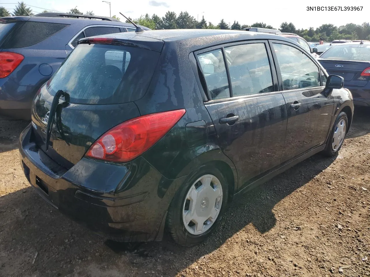 2007 Nissan Versa S VIN: 3N1BC13E67L393967 Lot: 64400814