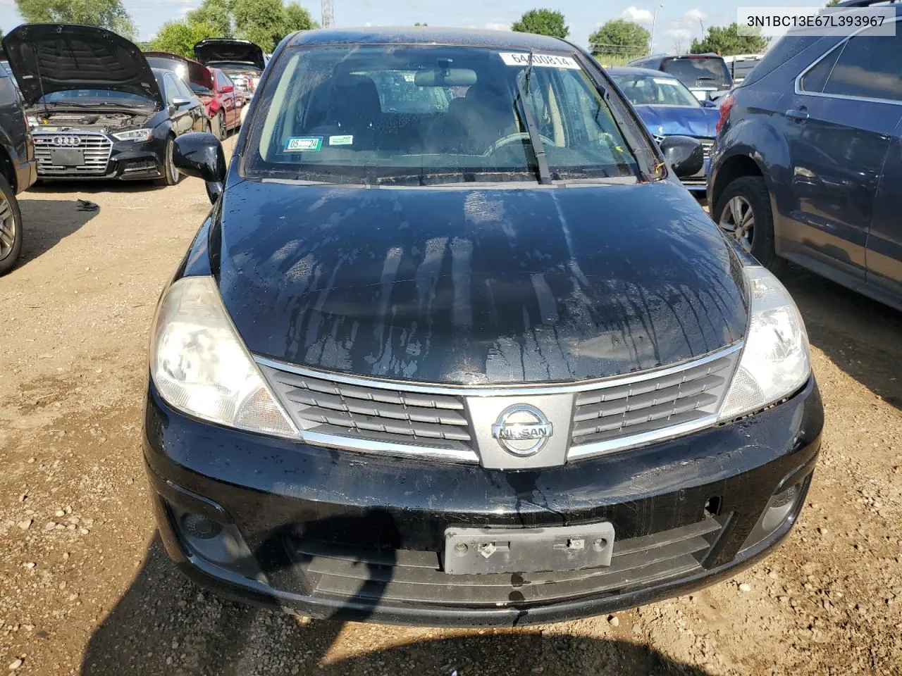 2007 Nissan Versa S VIN: 3N1BC13E67L393967 Lot: 64400814