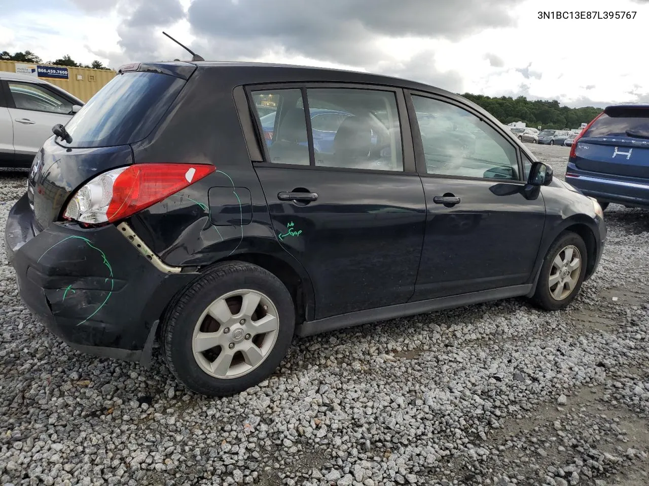 2007 Nissan Versa S VIN: 3N1BC13E87L395767 Lot: 64477924