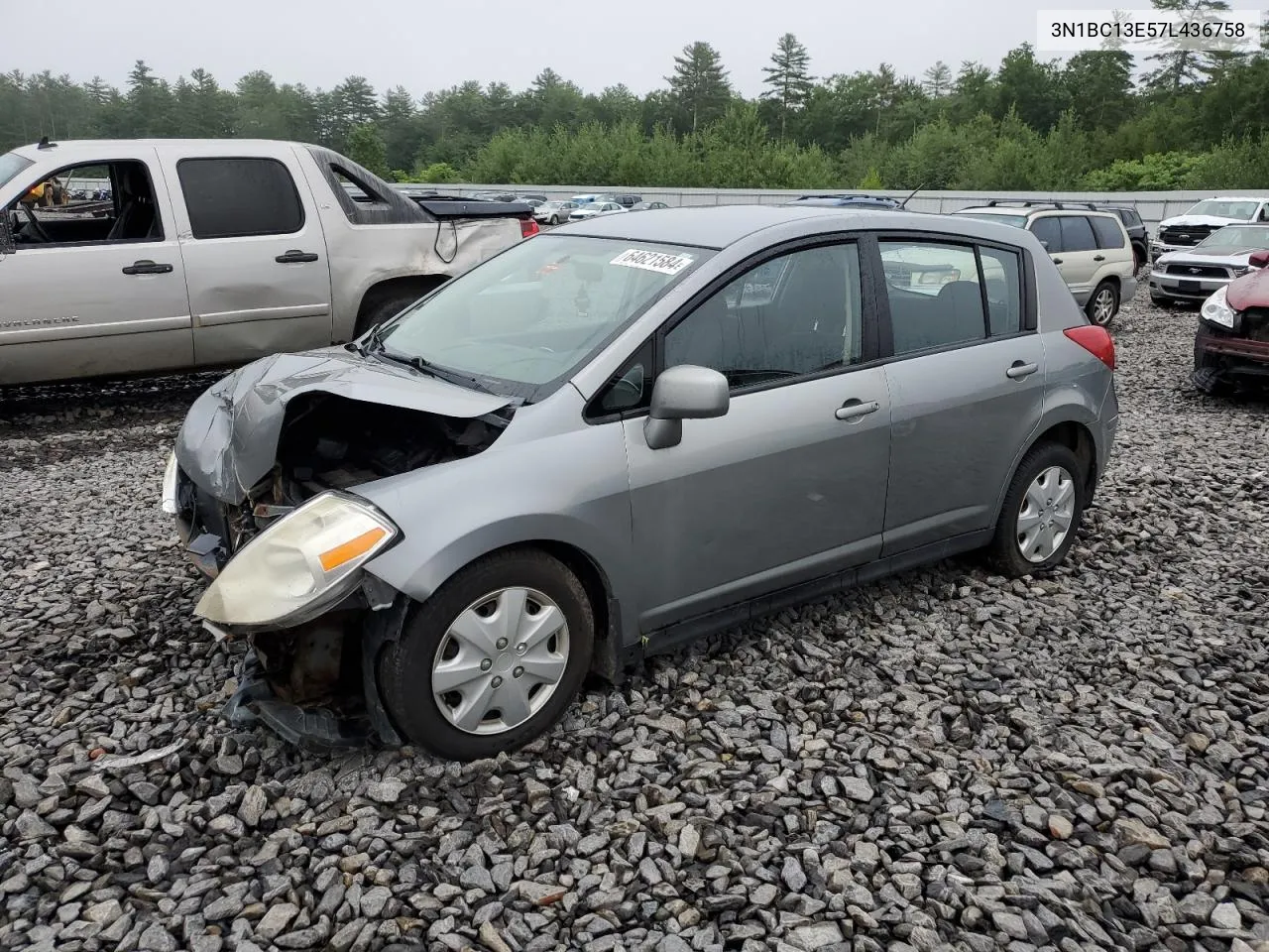 3N1BC13E57L436758 2007 Nissan Versa S