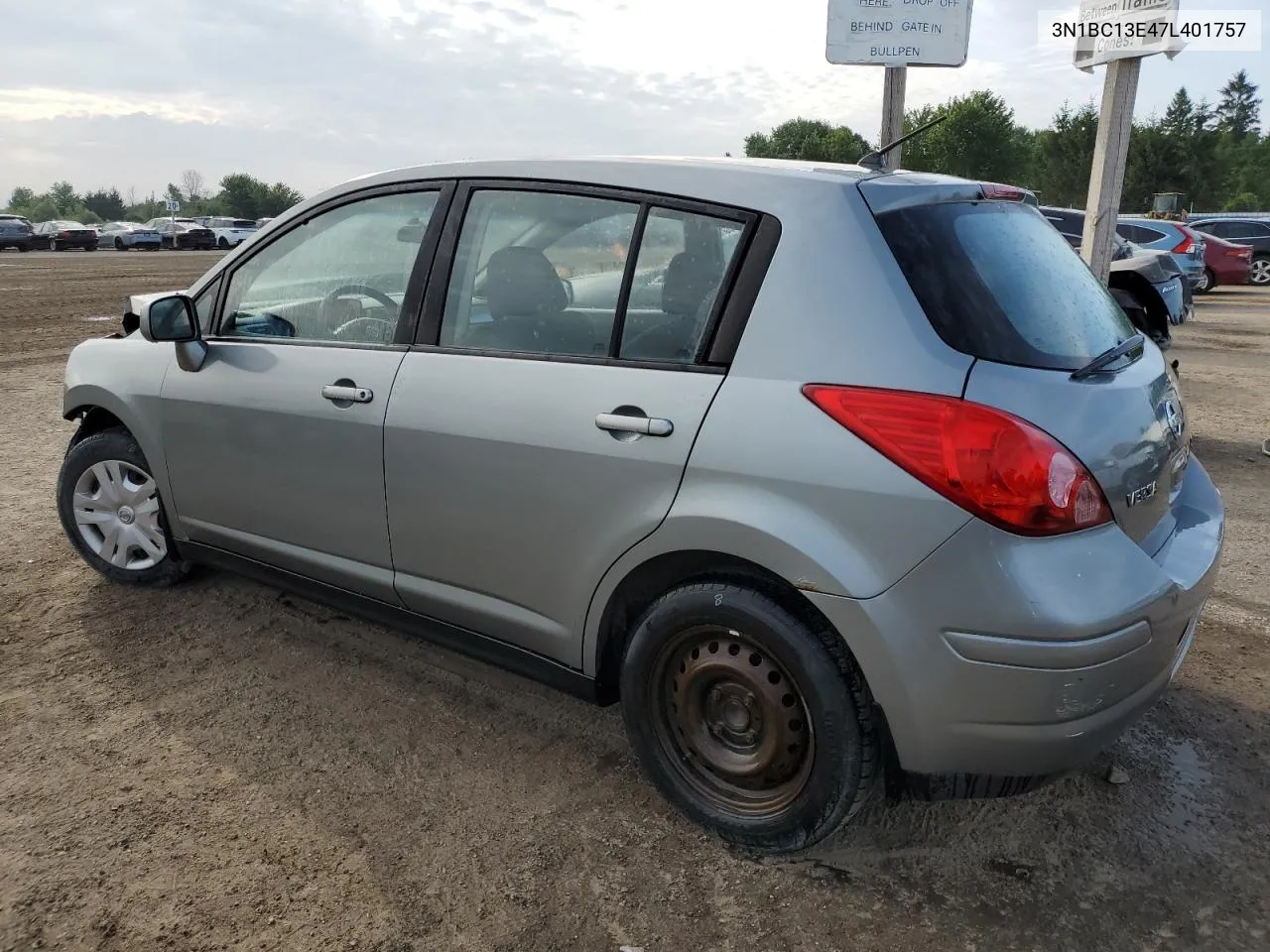 3N1BC13E47L401757 2007 Nissan Versa S