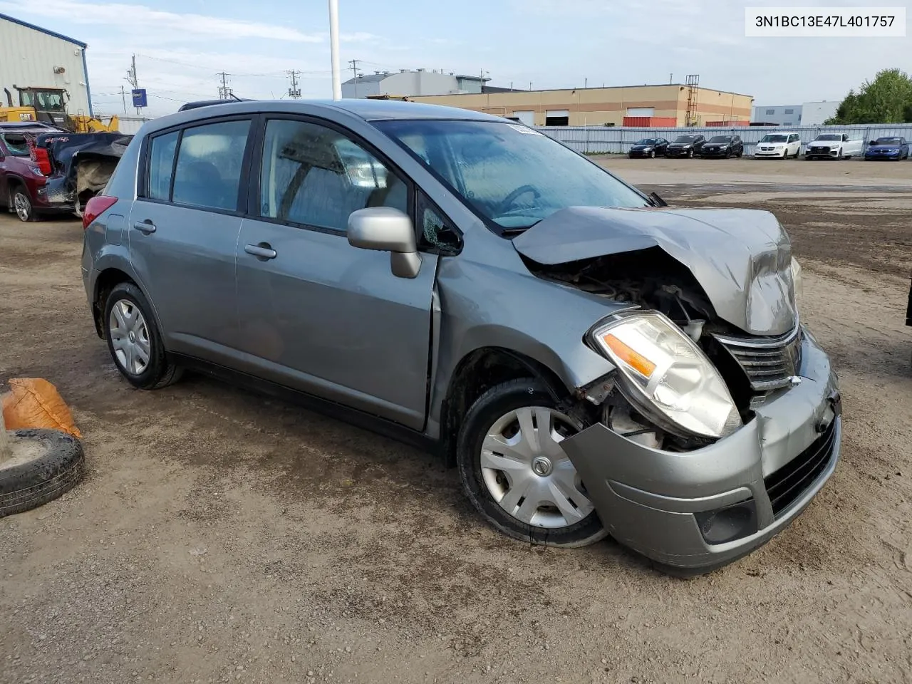 2007 Nissan Versa S VIN: 3N1BC13E47L401757 Lot: 65031984