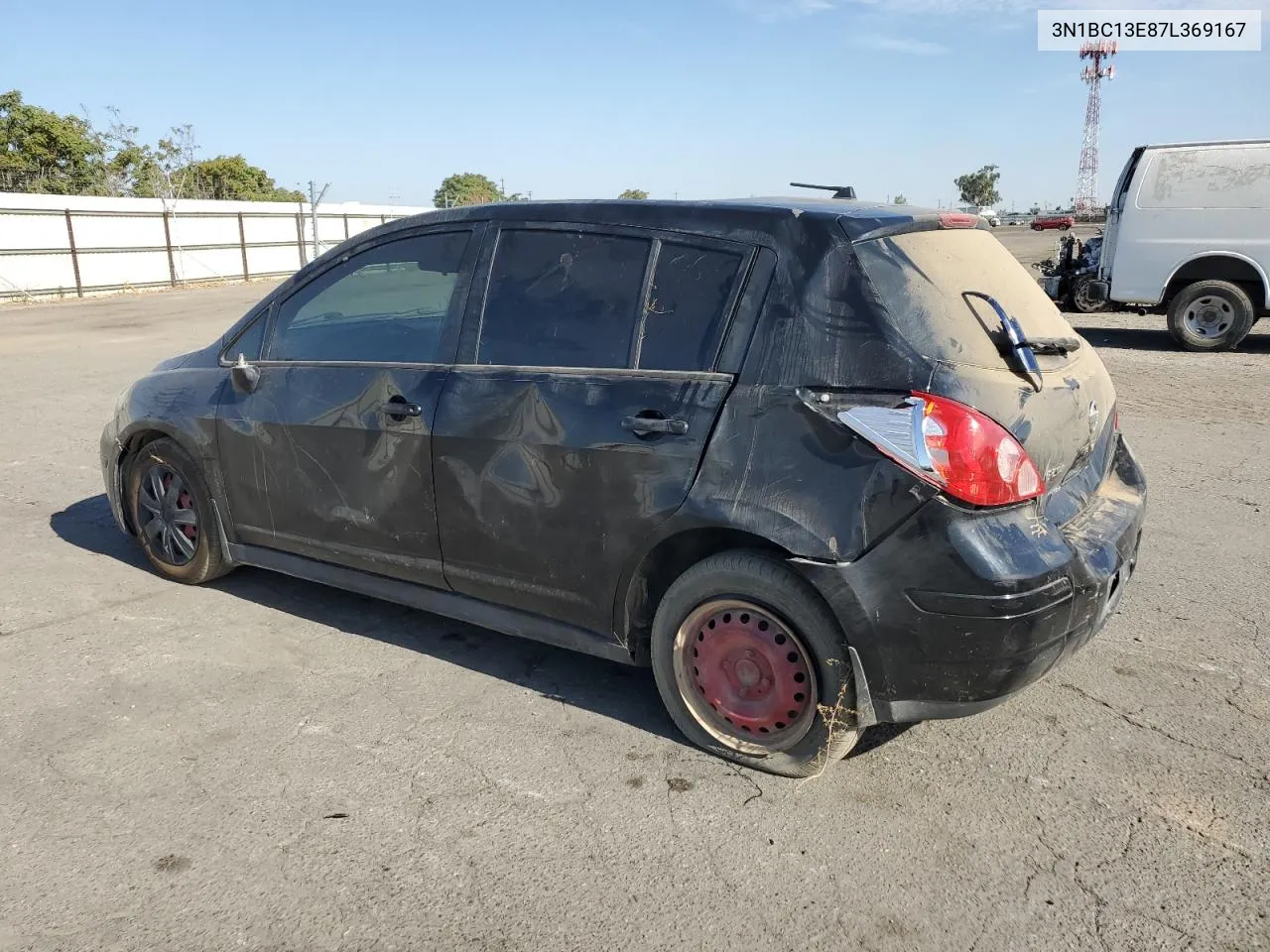 2007 Nissan Versa S VIN: 3N1BC13E87L369167 Lot: 66083794