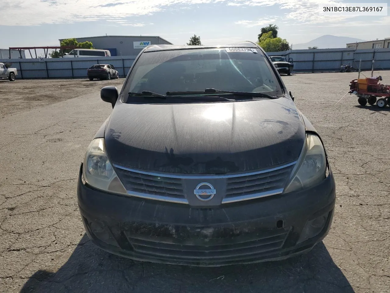 2007 Nissan Versa S VIN: 3N1BC13E87L369167 Lot: 66083794