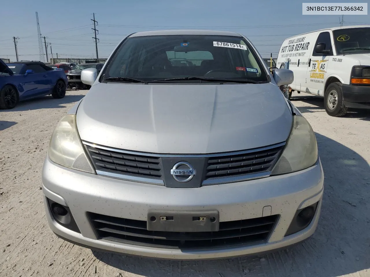 3N1BC13E77L366342 2007 Nissan Versa S