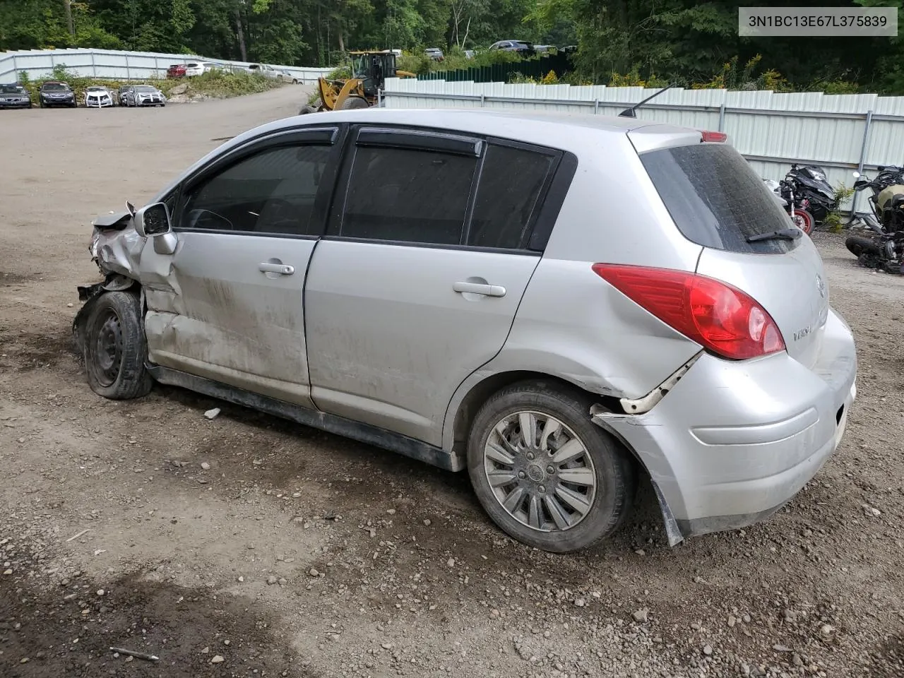 2007 Nissan Versa S VIN: 3N1BC13E67L375839 Lot: 69060784