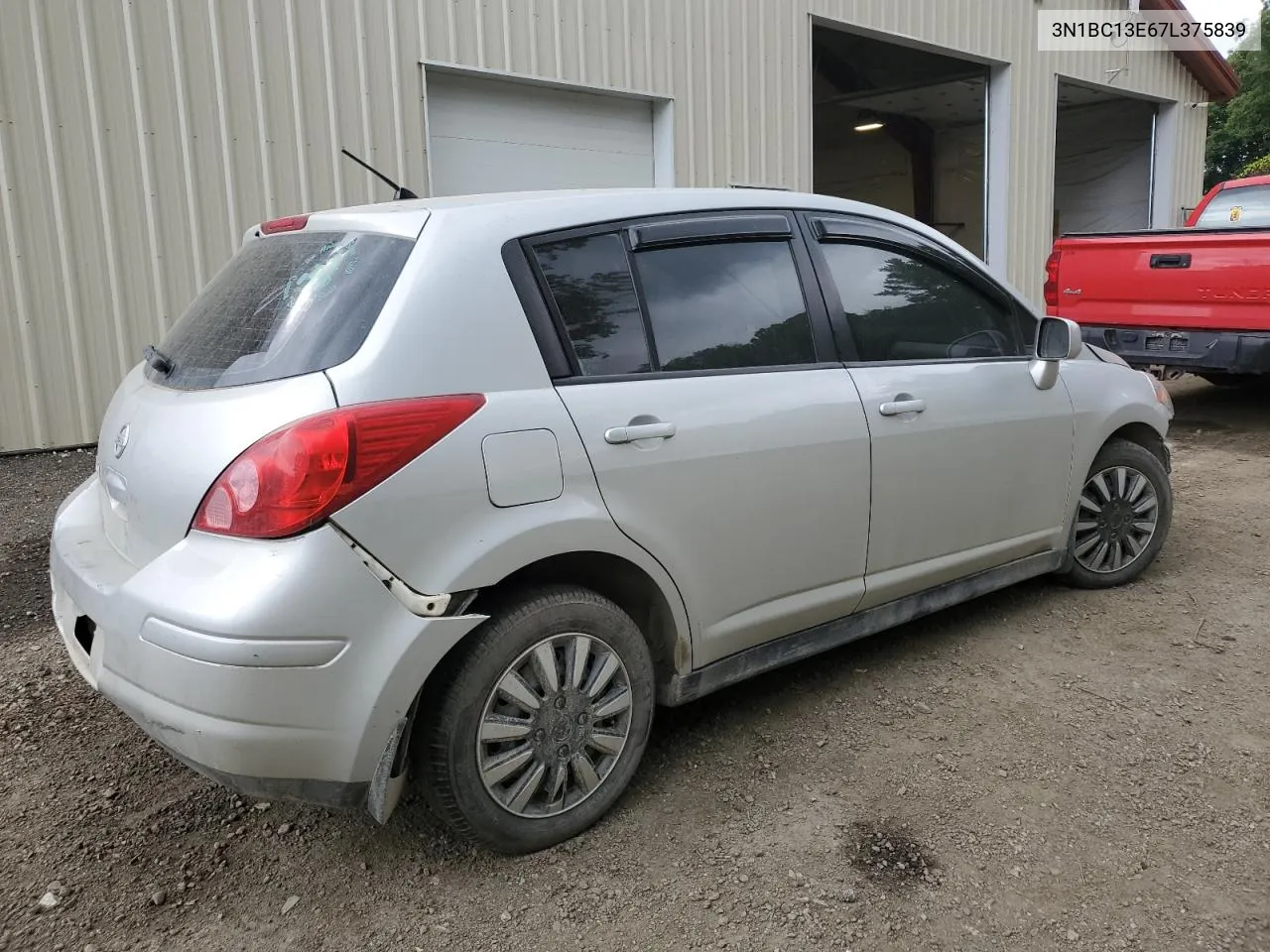 2007 Nissan Versa S VIN: 3N1BC13E67L375839 Lot: 69060784