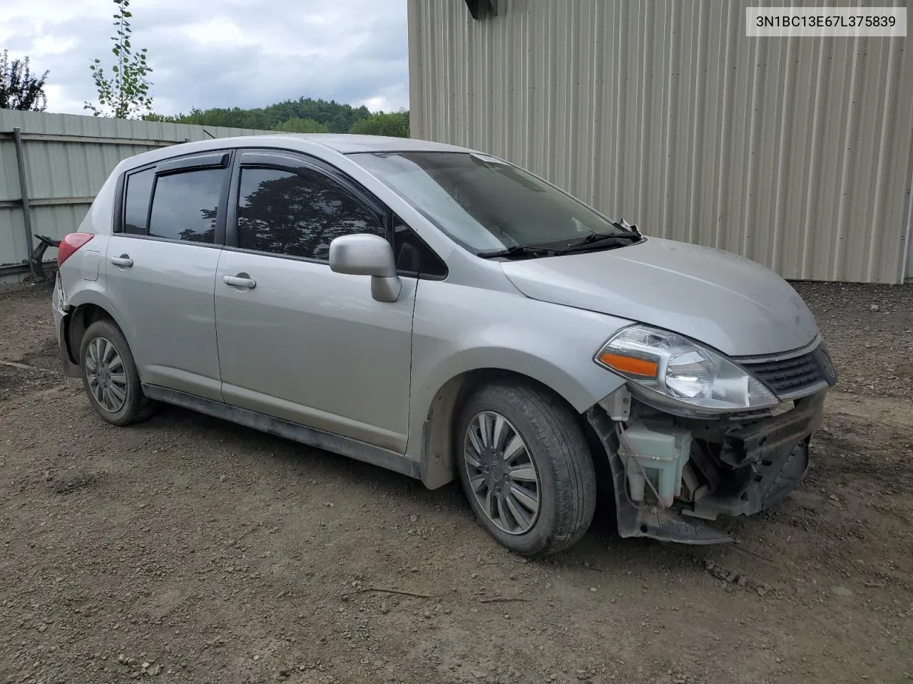 2007 Nissan Versa S VIN: 3N1BC13E67L375839 Lot: 69060784