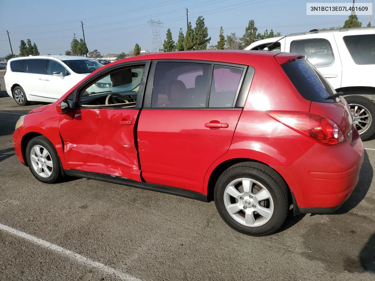 2007 Nissan Versa S VIN: 3N1BC13E07L401609 Lot: 69310394