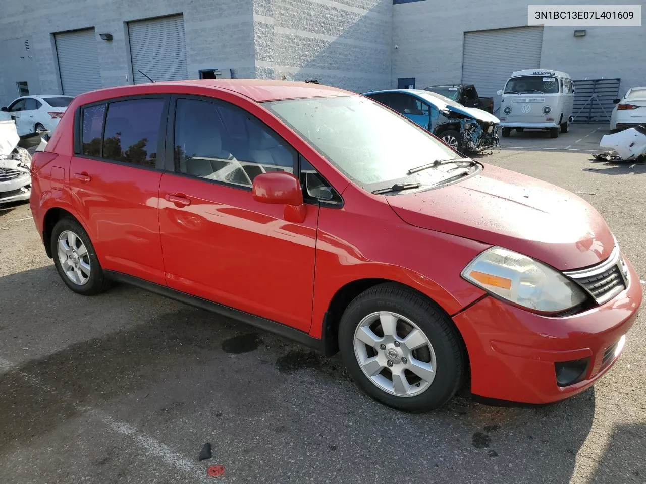 2007 Nissan Versa S VIN: 3N1BC13E07L401609 Lot: 69310394